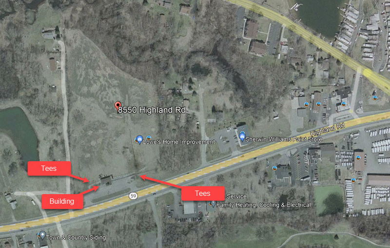 Mr. Vs Tees Driving Range - 2002 Aerial (newer photo)